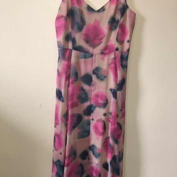 Rachel Roy Beautiful Pink Rainbow Maxi Dress - Picture 5 of 6